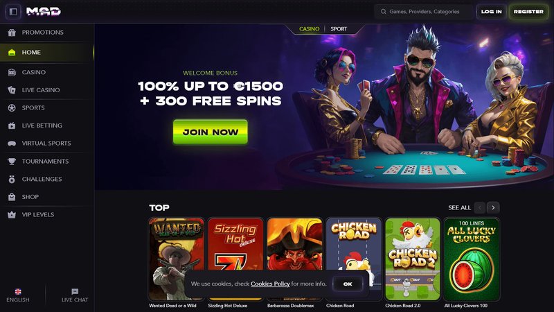 Découvrez les Promotions et Bonus Exceptionnels de Madcasino France en Ligne